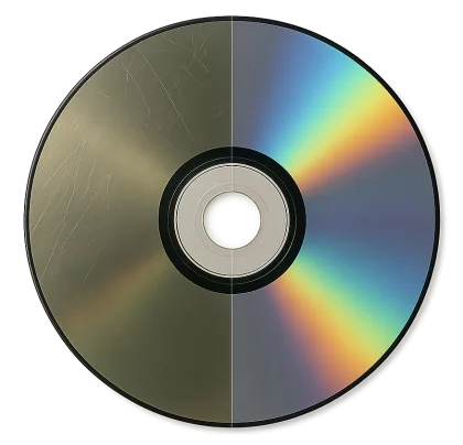 Reparierte CD