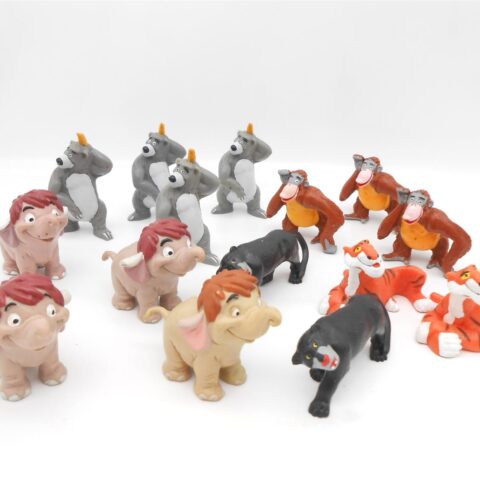 15 Bullyland Das Dschungelbuch Disney Vintage Figuren Baloo Bagheera