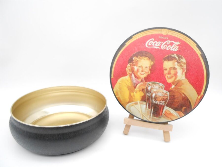 1988 Coca Cola Blechdose Vintage 13 cm Durchmesser