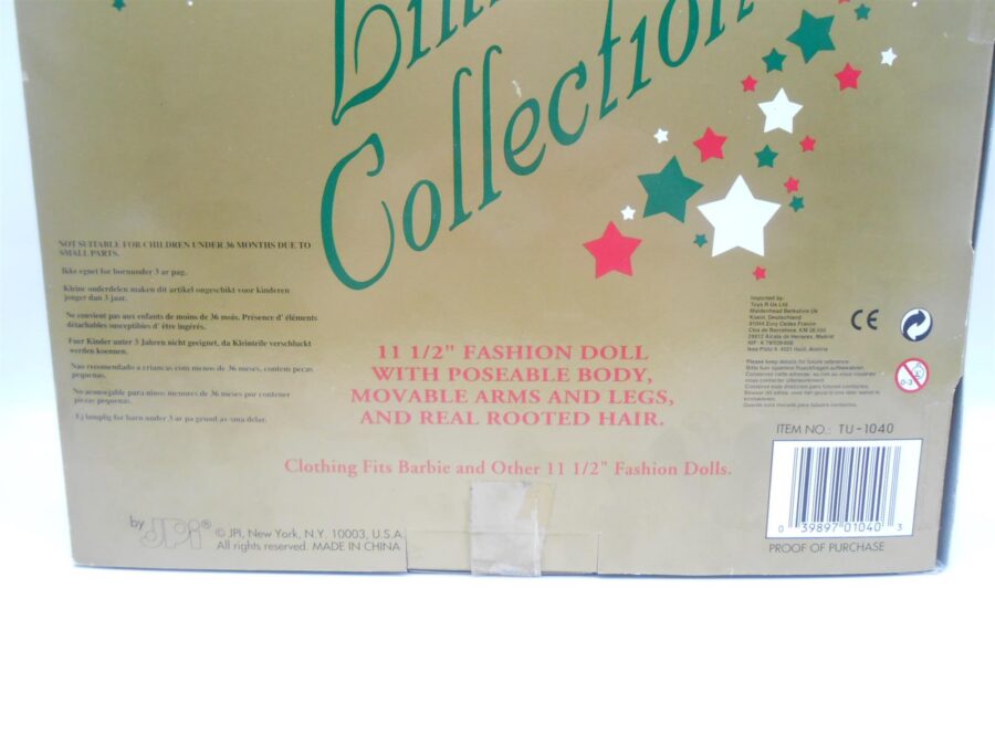 1995 JPI Special Limited Edition Collection Holiday Doll Puppe Neu OVP