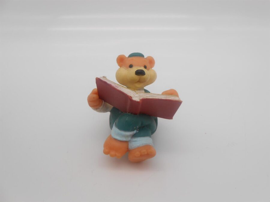 2 Bären Lesebär 80er Jahre Sammelfigur Vintage 5cm