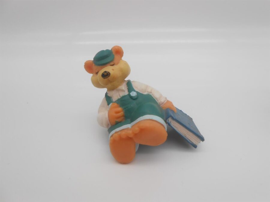 2 Bären Lesebär 80er Jahre Sammelfigur Vintage 5cm