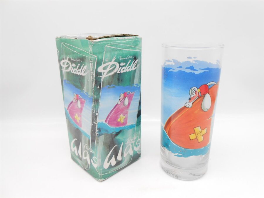 2x DIDDL Vintage Gläser mit OVP! Trinkglas Top Zustand Retro 90er