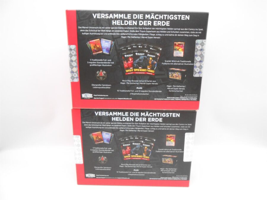 2x Magic the Gathering - Marvel Super Heroes Bundle Deutsch NEU & OVP