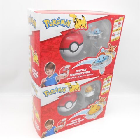 2x Pokémon Battle Spinner Pack Schiggy und Pikachu Neu