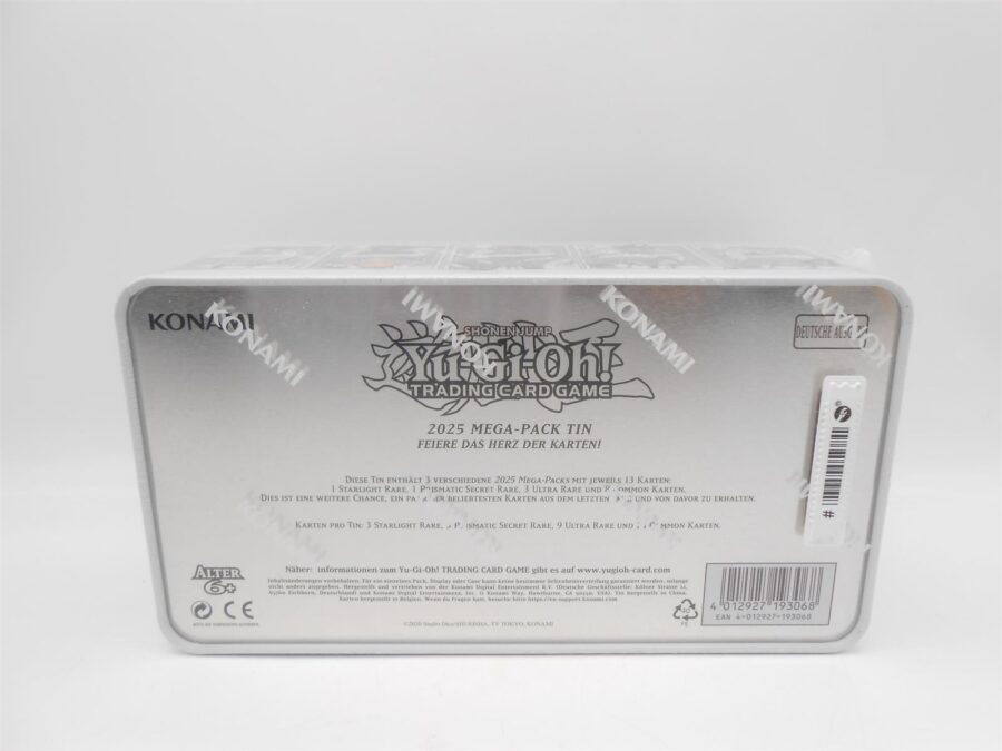 3x KONAMI DIGITAL ENTERTAINM. Yu-Gi-Oh! 2025 Mega Pack Tin Sammelkarten