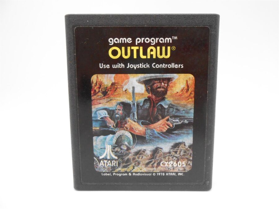 Atari 2600 OUTLAW Spiel Game Vintage Retro 80er