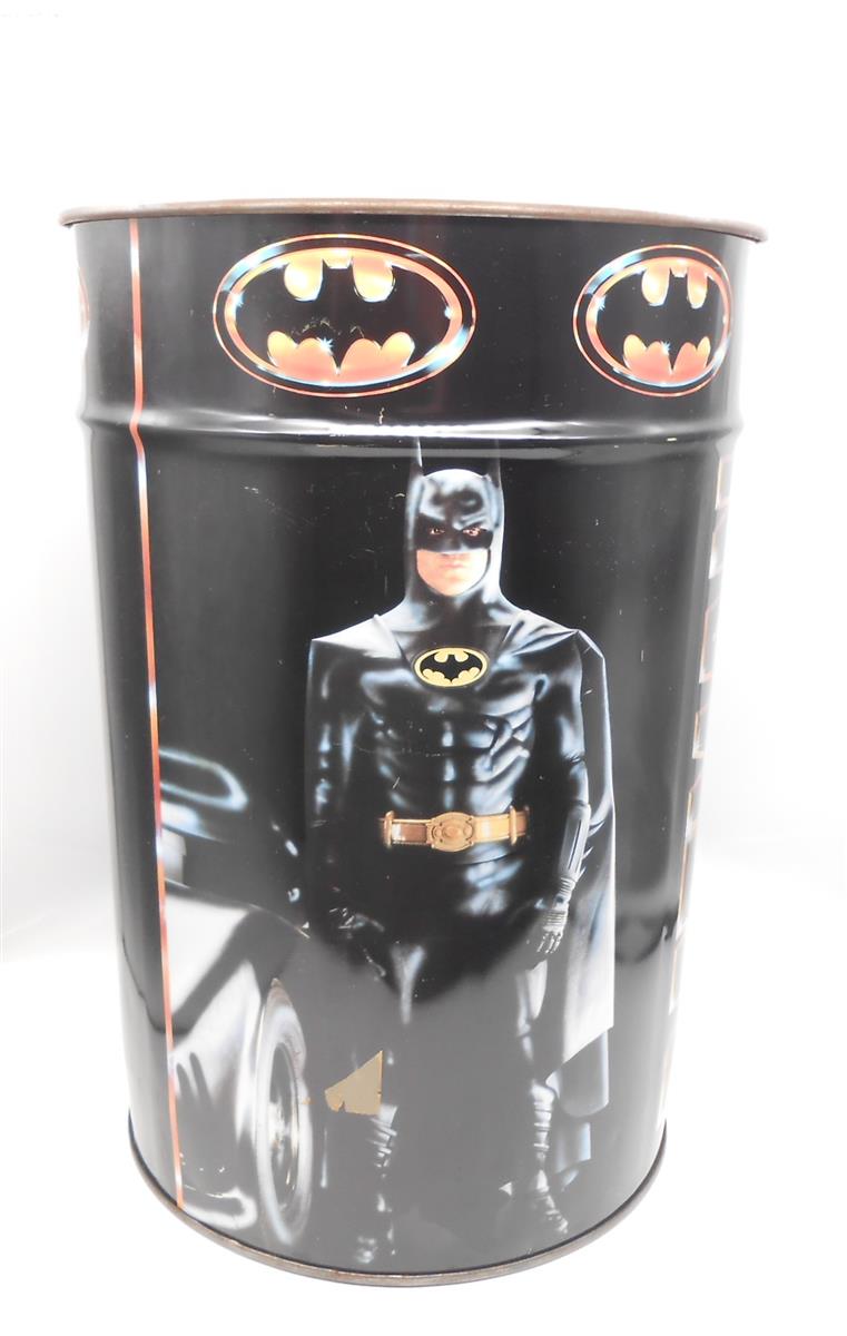BATMAN Tonne Sitztonne Metall (ohne Deckel) 1989 Vintage Rarität Sammler