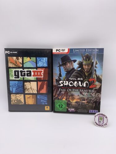 CD-Rom PC-Bundle: Total War Shogun 2 & GTA 3 Zustand: Gut