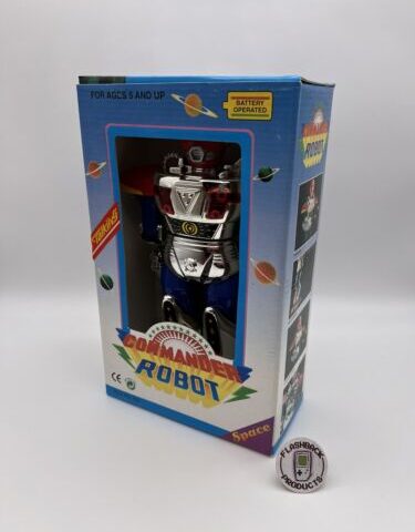 Commander Robot / Roboter Space Vintage Retro 80er 90er Teildefekt
