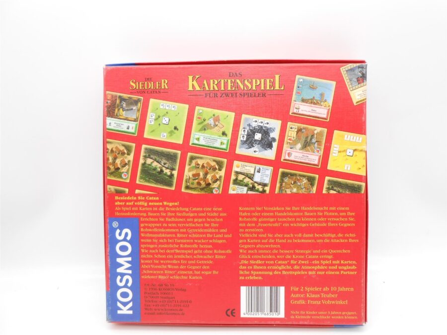 DIE SIEDLER VON Catan das Kartenspiel KOSMOS Spiele 1996 Vintage