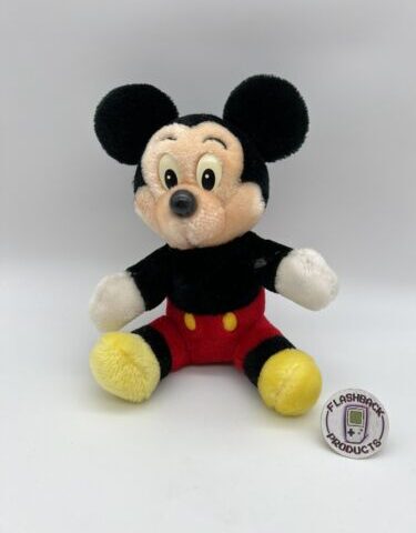Disney Micky Maus Mickey Mouse Stofftier/ Plüschtier Retro Sammlerstück