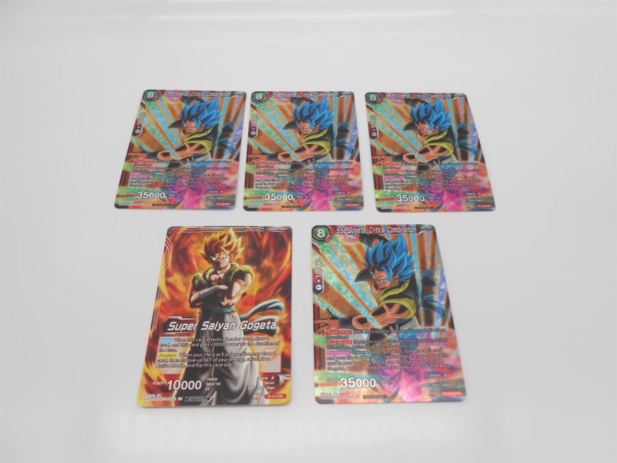 Dragon Ball Super Gogeta Karten Sammelkarten (5 Stück) TCG Englisch