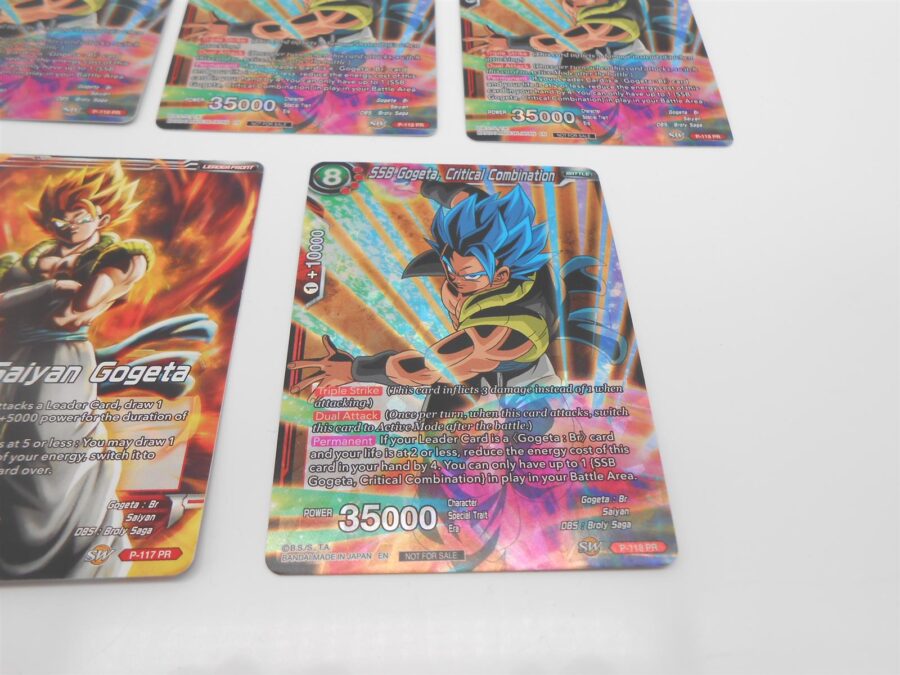 Dragon Ball Super Gogeta Karten Sammelkarten (5 Stück) TCG Englisch