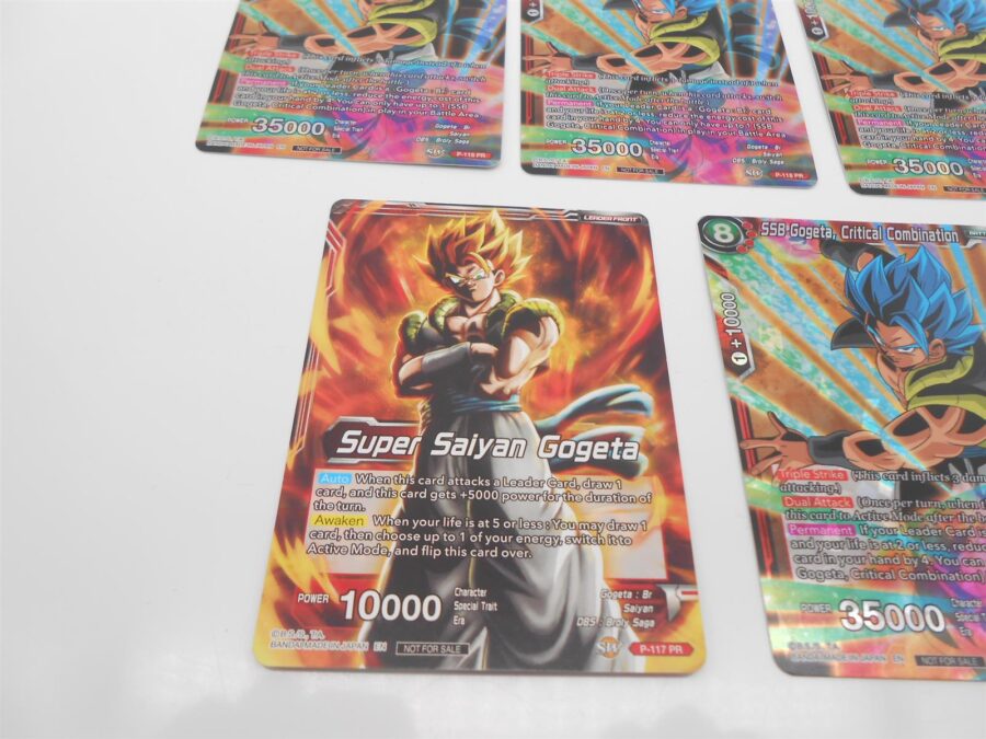Dragon Ball Super Gogeta Karten Sammelkarten (5 Stück) TCG Englisch
