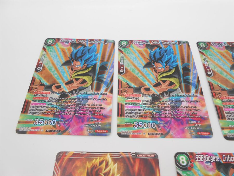 Dragon Ball Super Gogeta Karten Sammelkarten (5 Stück) TCG Englisch