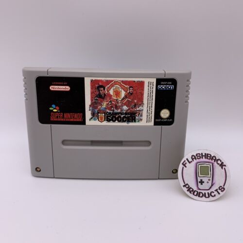 🔥Super Nintendo Manchester United Championship Soccer Zustand:Sehr gut