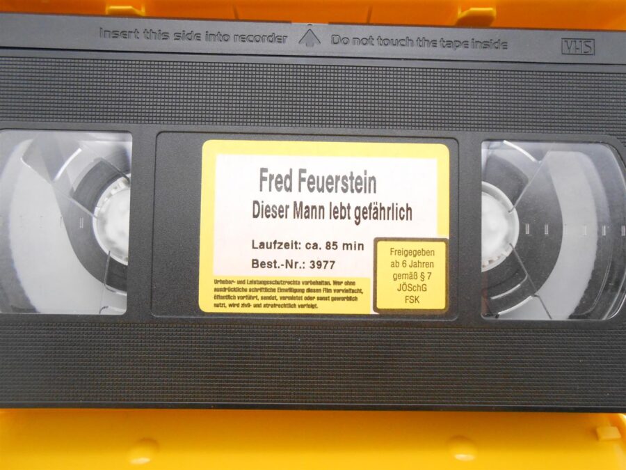 Fred Feuerstein lebt gefährlich VHS Kassette