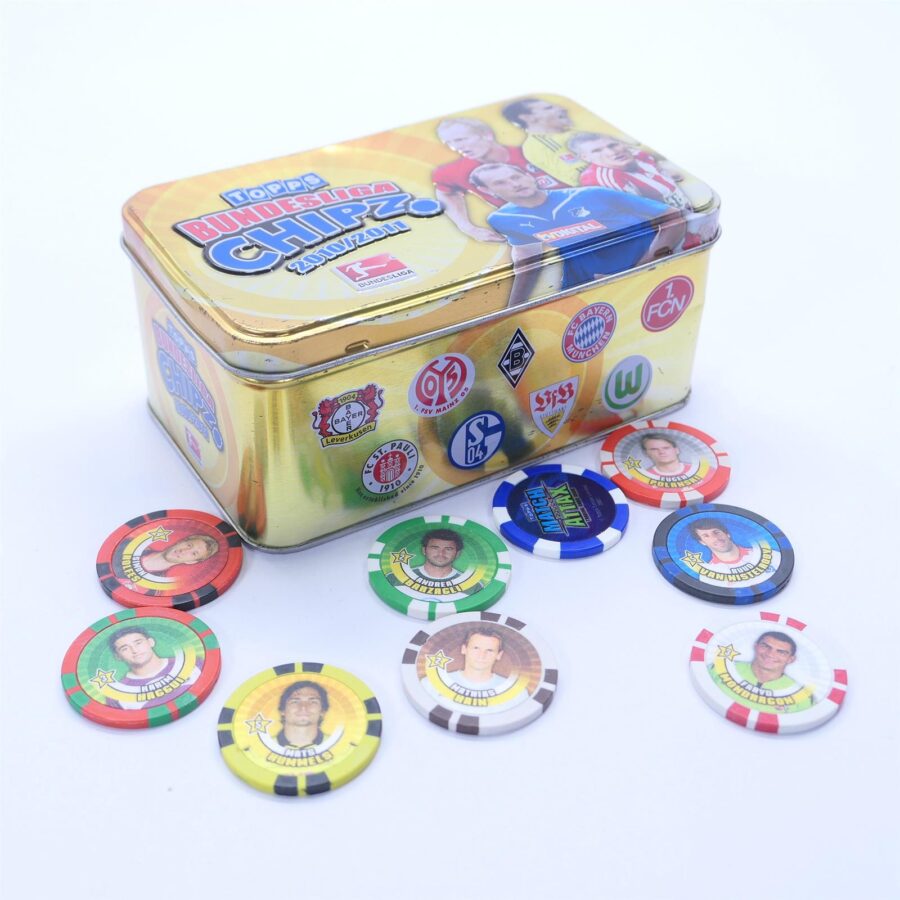 Fußball Bundesliga Chipz 91 Stück Topps + Box 2007