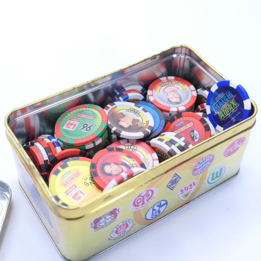 Fußball Bundesliga Chipz 91 Stück Topps + Box 2007