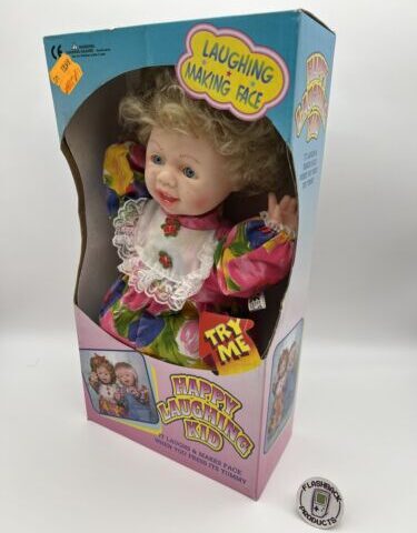Happy Laughhing Kid Puppe / Spielzeug Vintage Retro 80er 90er NEU OVP ‼️