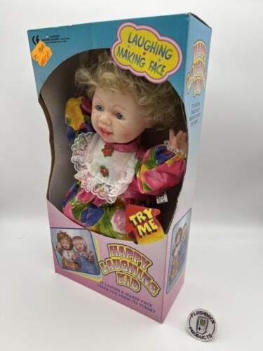 Happy Laughhing Kid Puppe / Spielzeug Vintage Retro 80er 90er NEU OVP ‼️