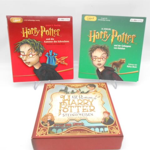 Harry Potter Hörspiel Teil 1 +2 +3 der Hörverlag Gelesen v. Rufus Beck CD