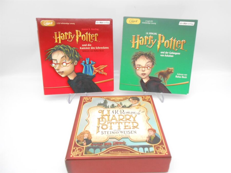 Harry Potter Hörspiel Teil 1 +2 +3 der Hörverlag Gelesen v. Rufus Beck CD