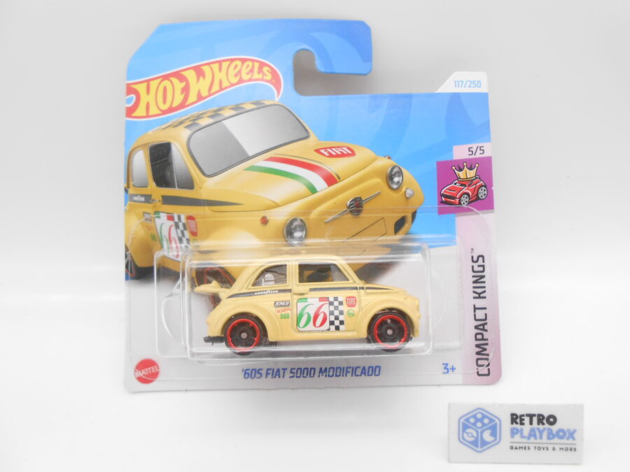 Hot Wheels Compact Kings 60s Fiat 5000D Modificado Auto Neu Mattel