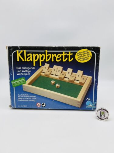 Klappbett - kniffliges Würfelspiel Spiel aus Holz - Beluga Spiele Vintage