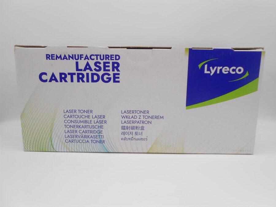 Lasertoner Tonerkartusche Black Lyreco Remanufactured Laser Cartridge