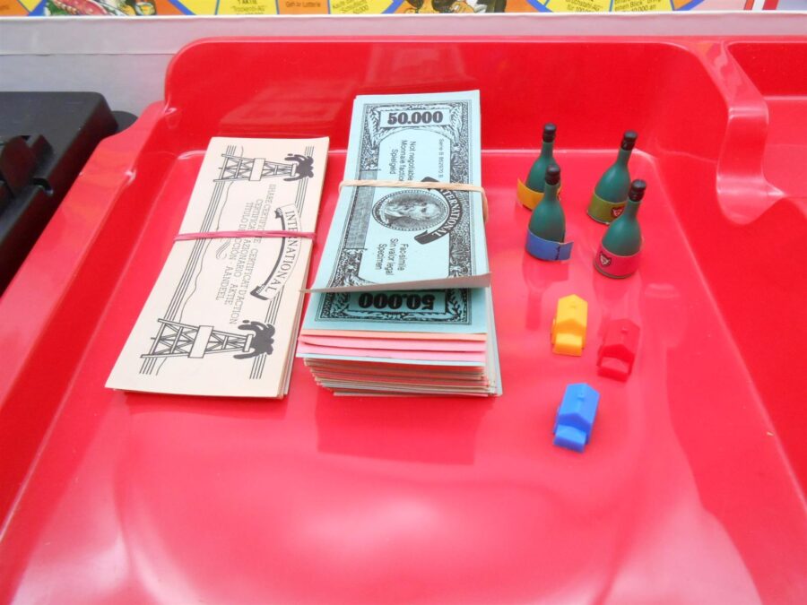 MANKOMANIA Gesellschaftsspiel MB Spiel (ein Haus fehlt) Retro 1985