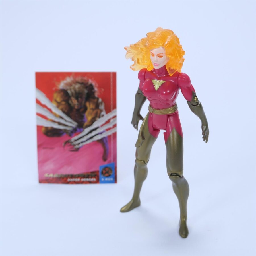 Marvel X-Men Phoenix Saga Serie Phoenix Retro 1995 + Karte Top Zustand