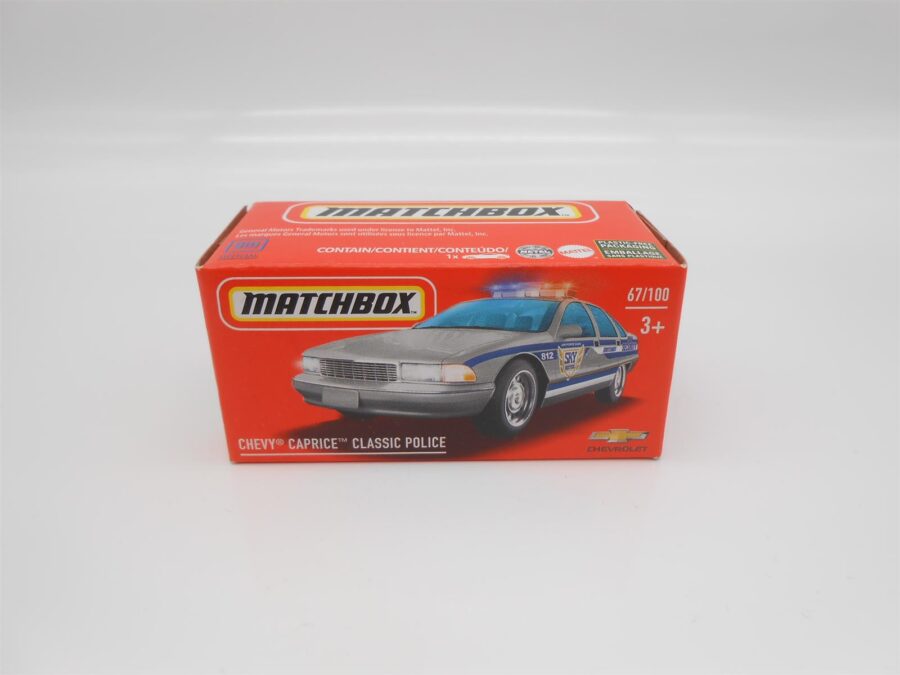 MATCHBOX Auto 70 Jahre Special Edition CHEVY CAPRICE CLASSIC POLICE NEU