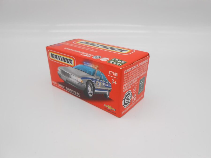 MATCHBOX Auto 70 Jahre Special Edition CHEVY CAPRICE CLASSIC POLICE NEU