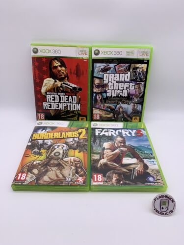 Microsoft Xbox 360 Mega Bundle! 4 Top Spiele 🔥FRZ Version Zustand:Gut