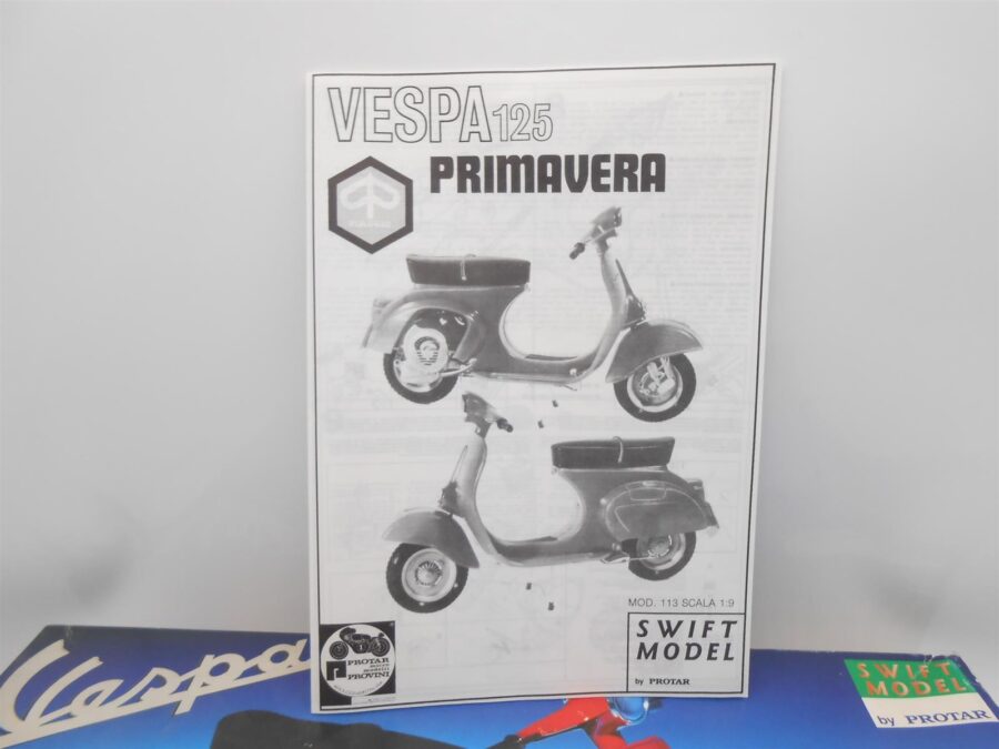 Modellbausatz Protar Nr 113 Vespa 125 Primavera 1:9 OVP Neu