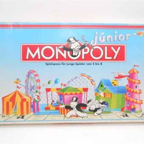 Monopoly Junior rechteckig DM Parker Classic Retro Vintage 1992