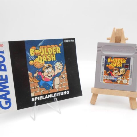 Nintendo GameBoy Spiel Boulder Dash Modul + Anleitung