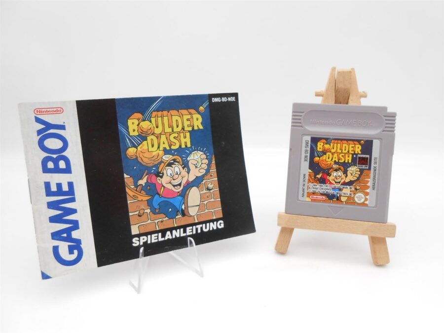 Nintendo GameBoy Spiel Boulder Dash Modul + Anleitung