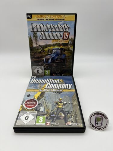 PC Spiel: Demolition Company & Landwirtschafts-Simulator 15 Zustand: Gut
