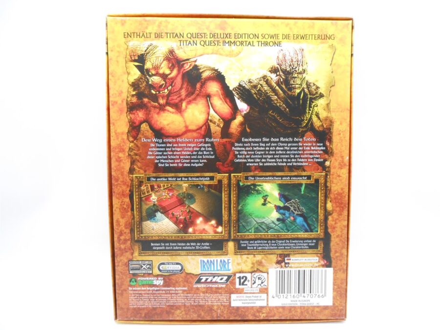 PC Titan Quest Gold Edition Deutsch "Big" Box
