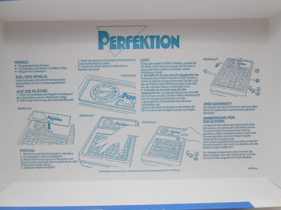 Perfektion MB Spiele Vintage getestet & vollständig Rarität 1990