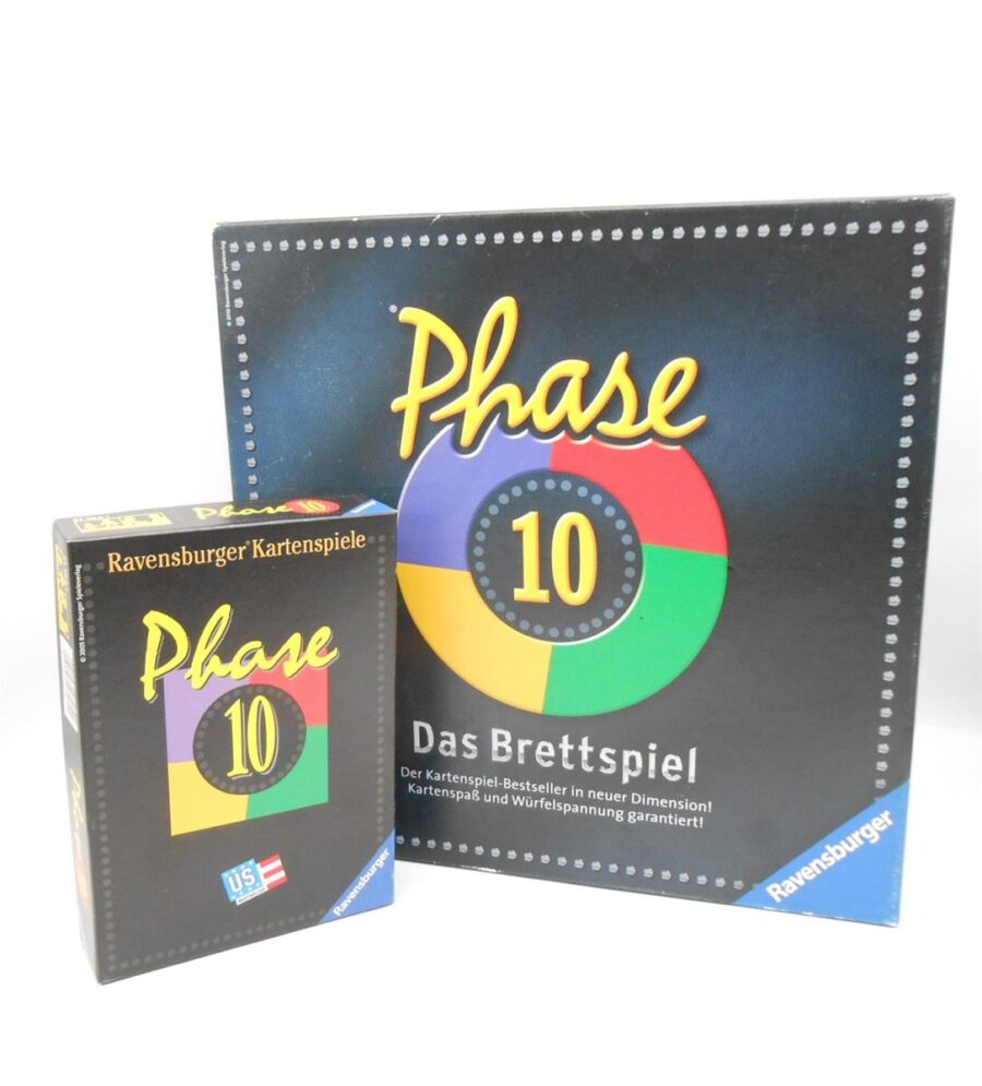 Phase 10 Das Brettspiel + Kartenspiel Ravensburger vollständig
