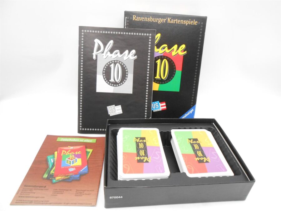 Phase 10 Das Brettspiel + Kartenspiel Ravensburger vollständig