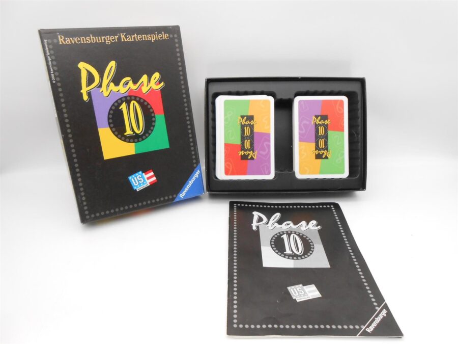 Phase 10 Kartenspiel Ravensburger 2005 vollständig