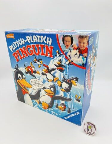 Plitsch Platsch Pinguin Ravensburger Spiele Kinderspiel Klassiker Retro