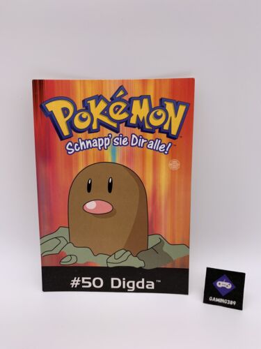 Pokémon Postkarte Karte Digda #50 / Nintendo 2000 Retro