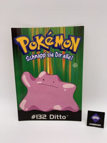 Pokémon Postkarte Karte Ditto #132/ Nintendo 2000 Retro