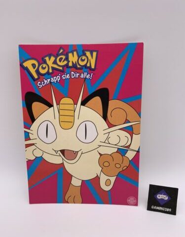 Pokémon Postkarte Karte Mauzi / Nintendo 2000 Retro